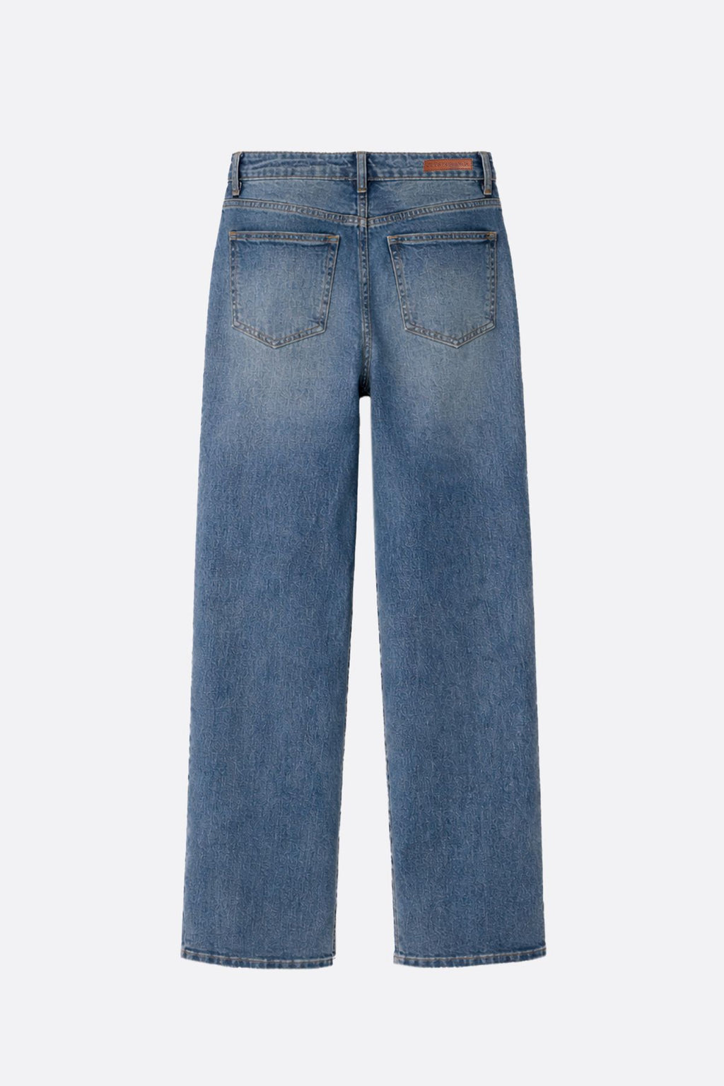 Straight Basic Matizado Blue
