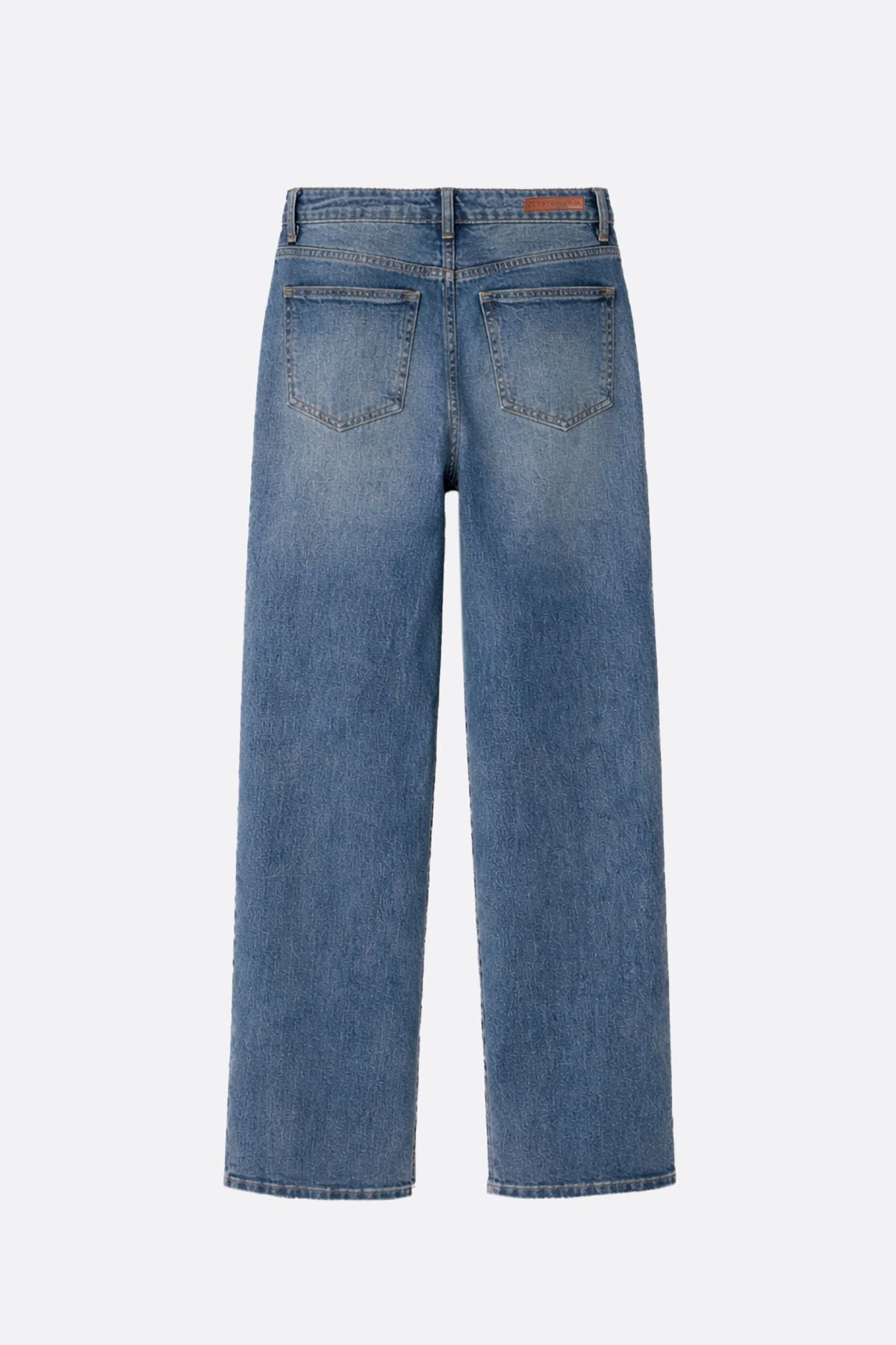 Straight Basic Matizado Blue