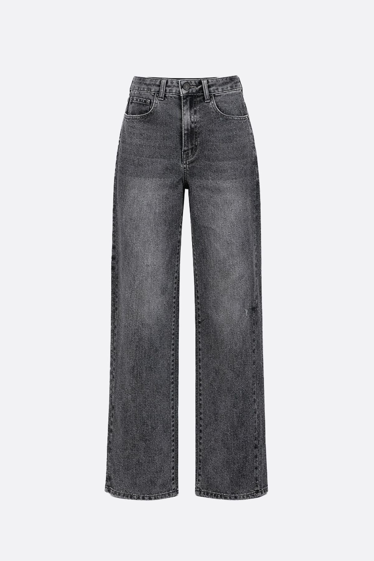 Straight Basic Dark Grey