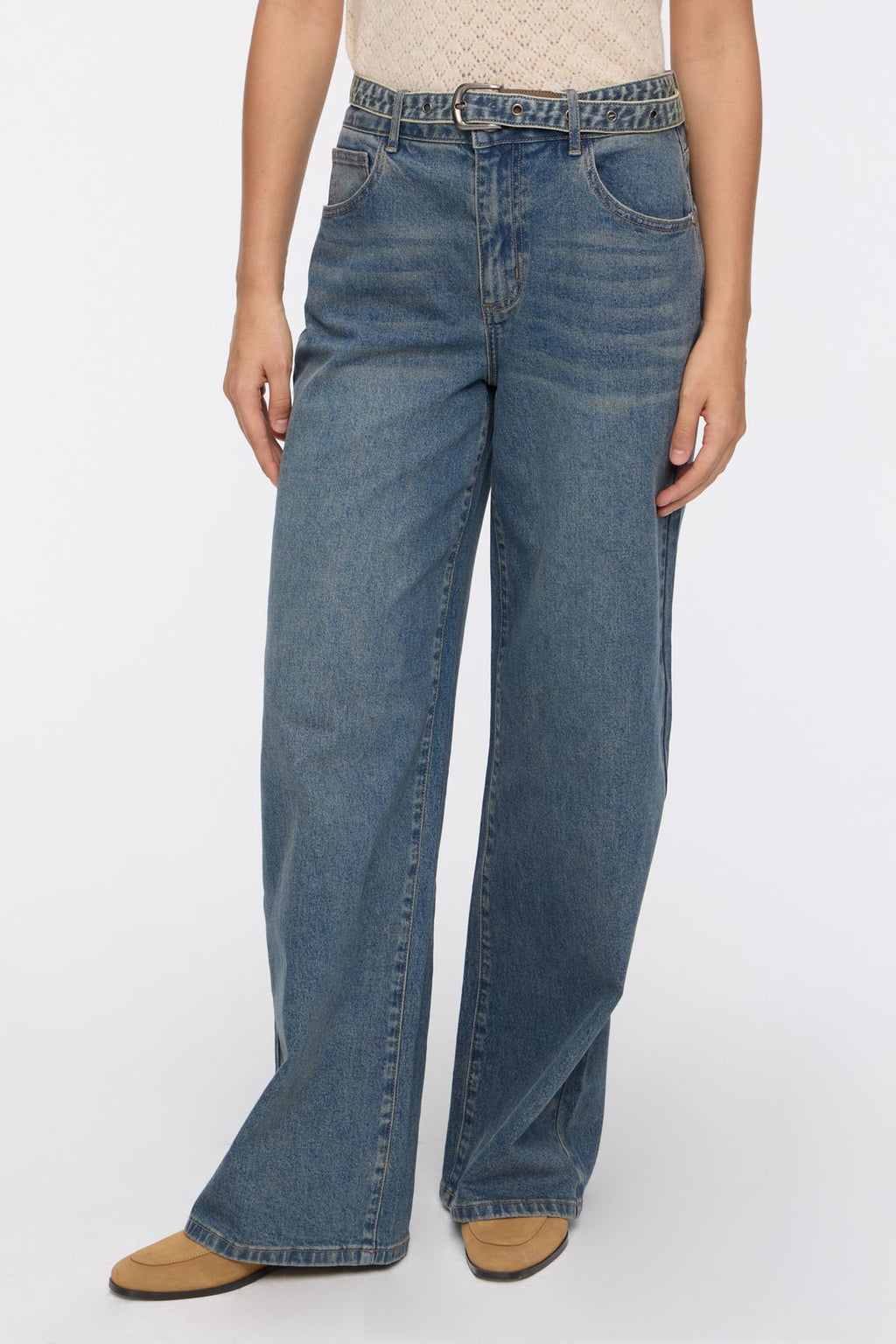 Wide Gout Lazo Vintage Blue