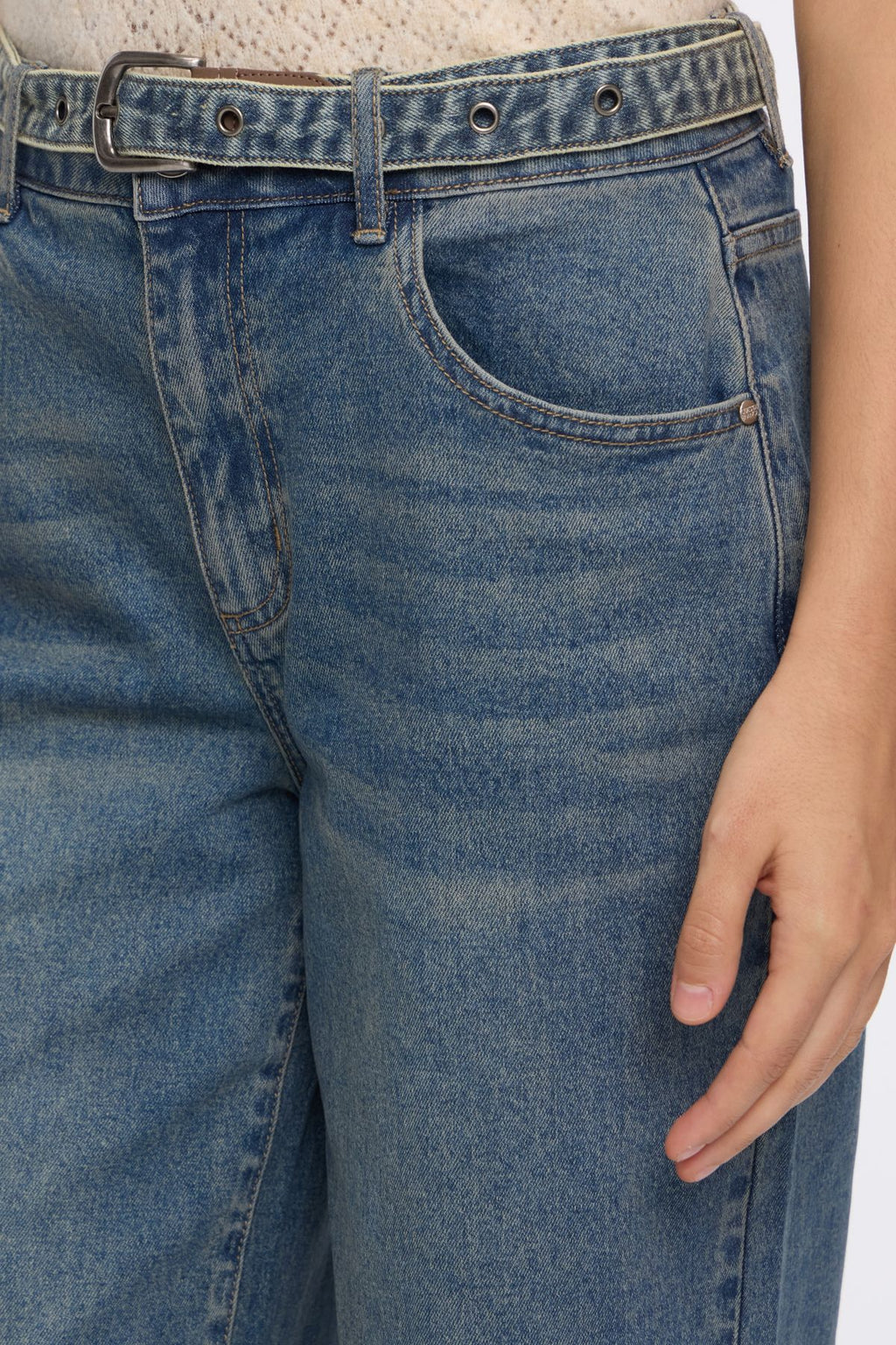 Wide Gout Lazo Vintage Blue