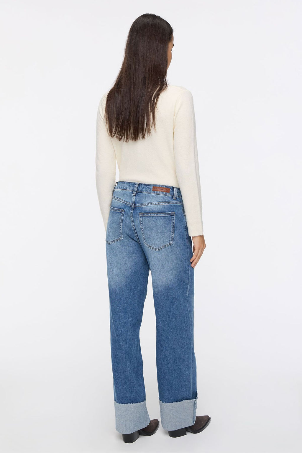 Straight Fold Denim Blue