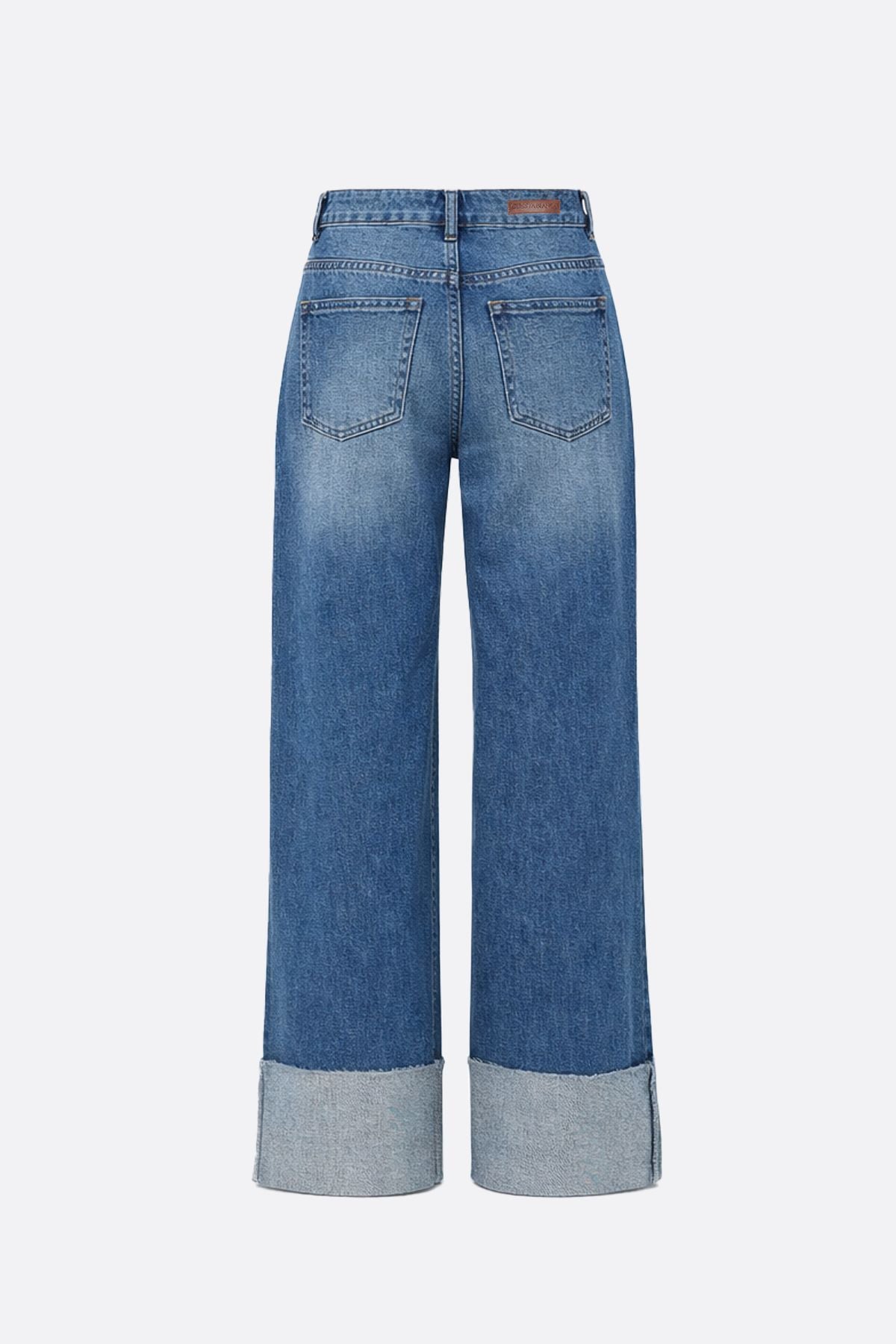 Straight Fold Denim Blue