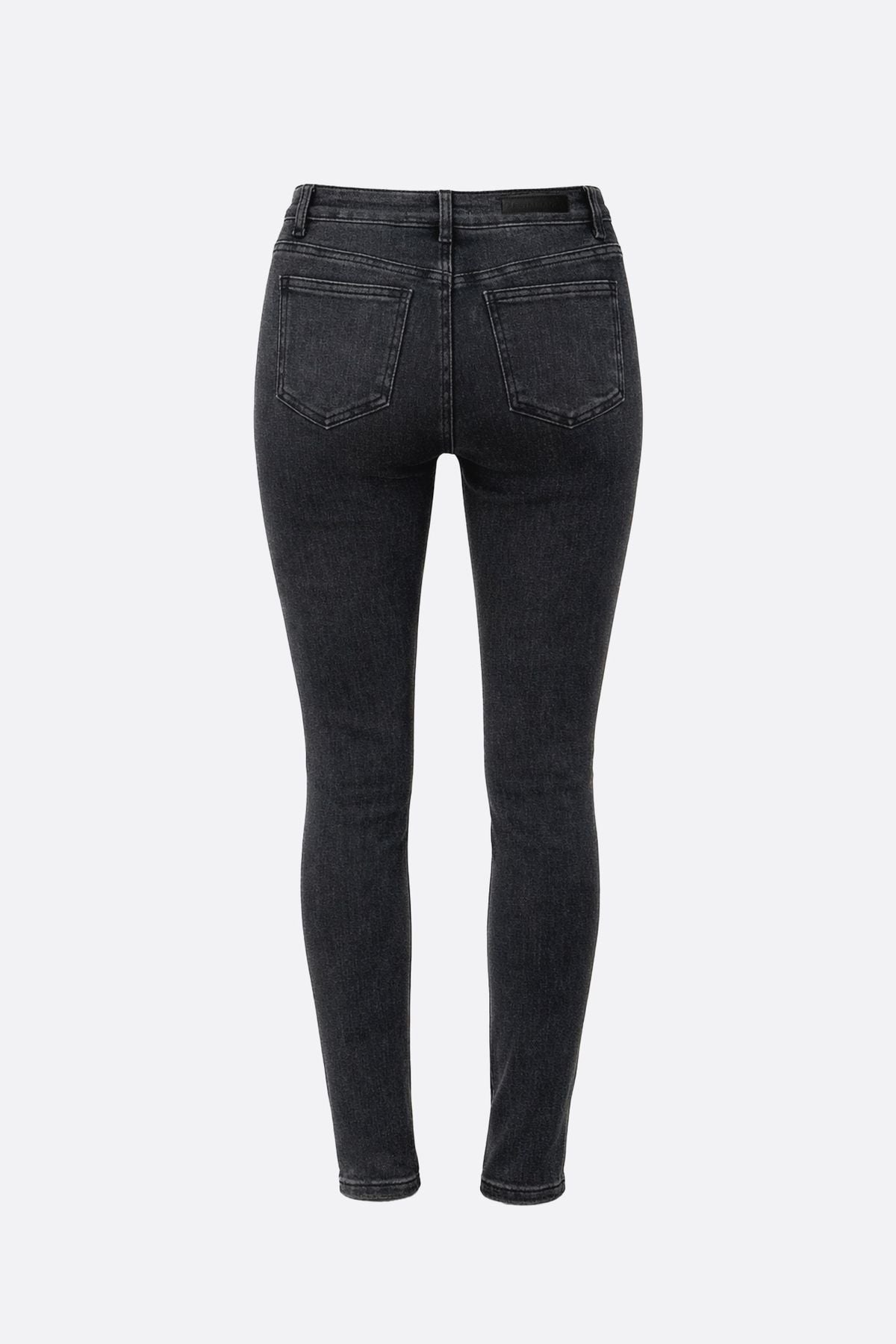 Skinny Mid Rise Black