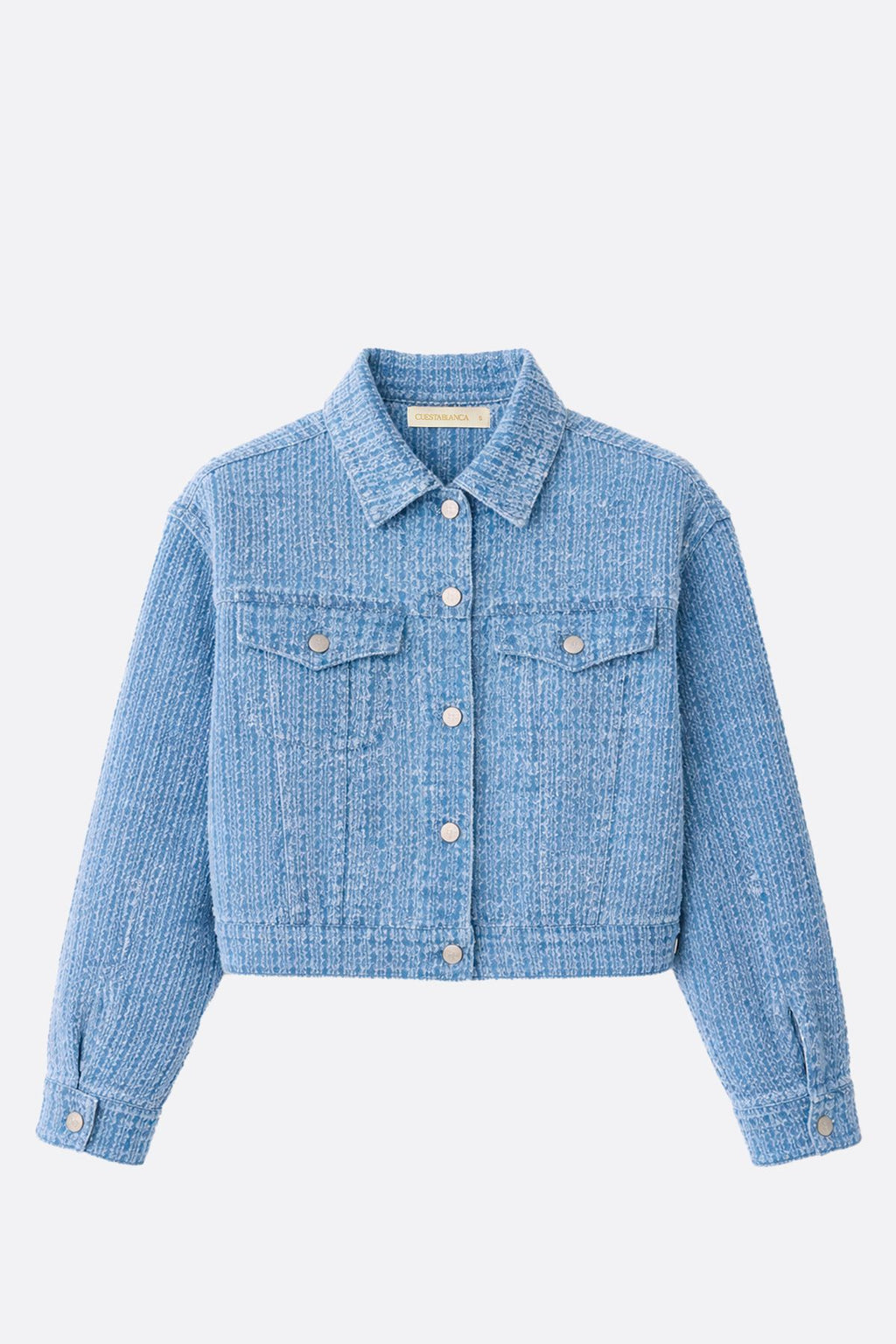 Campera Tweed Denim Blue