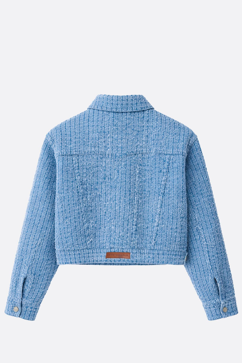 Campera Tweed Denim Blue