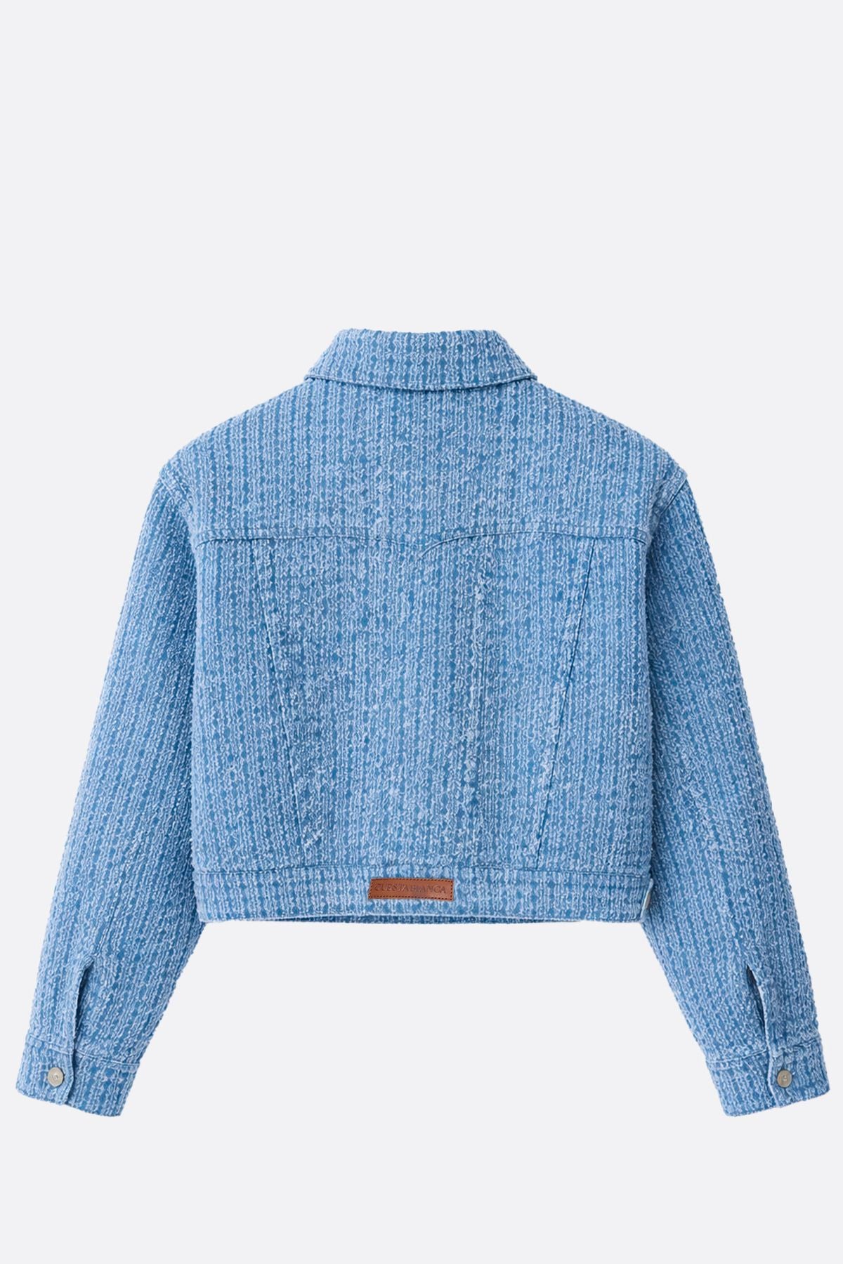 Campera Tweed Denim Blue