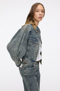 Campera Pleats Matizado