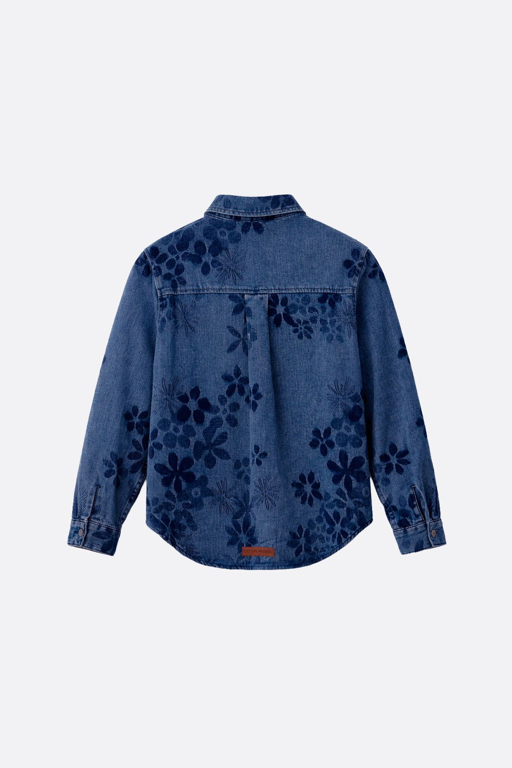 Camisaco Jacquard Denim Blue