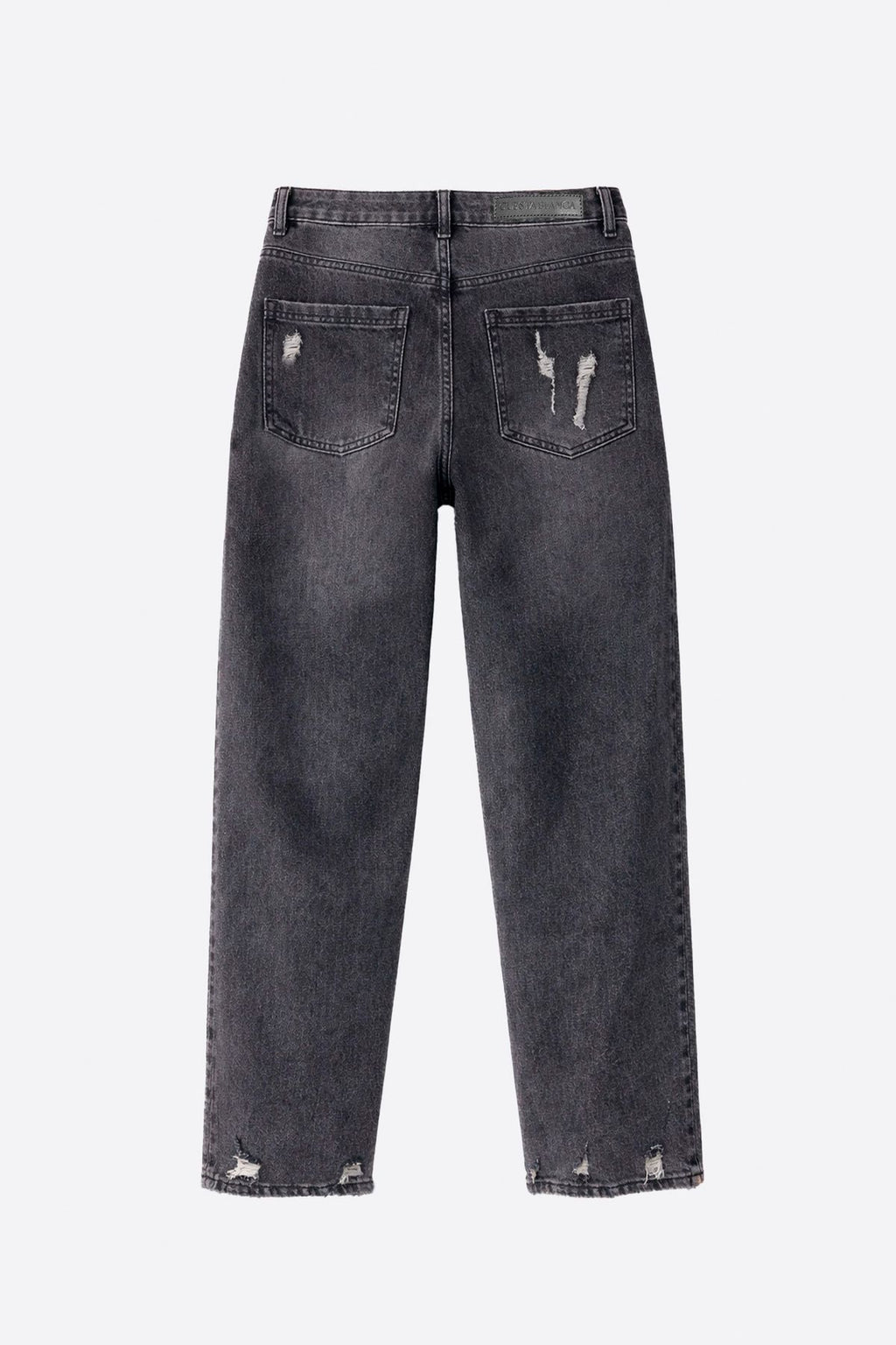 Straight Dark Grey Trash