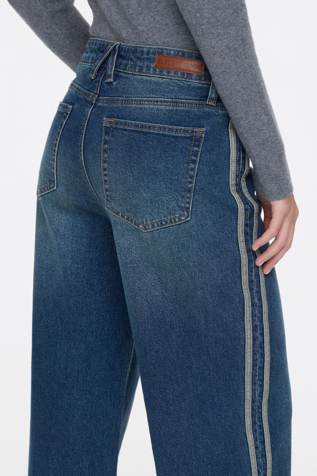 Wide Stripes Vintage Blue