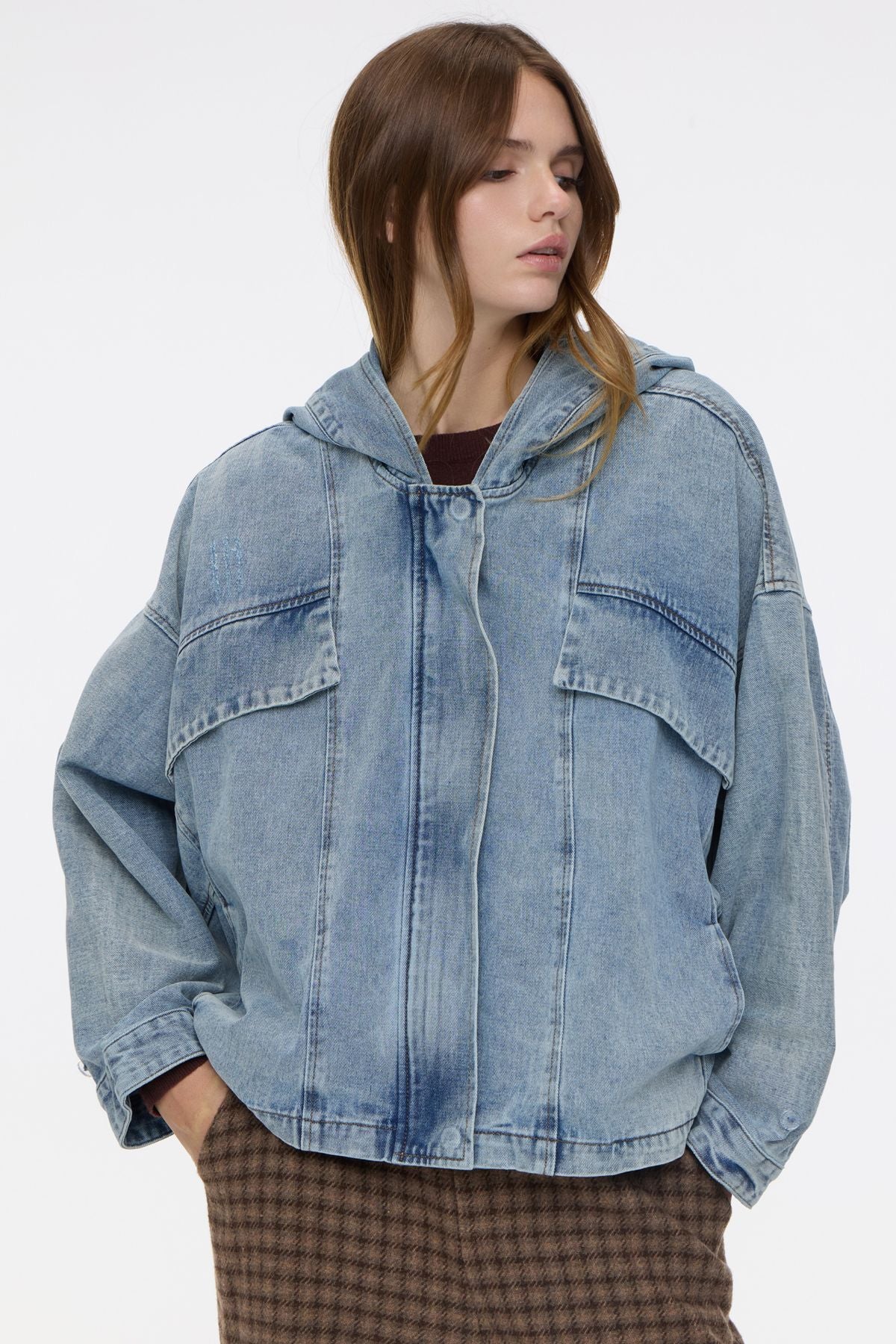 Campera Over Glam Deep Blue