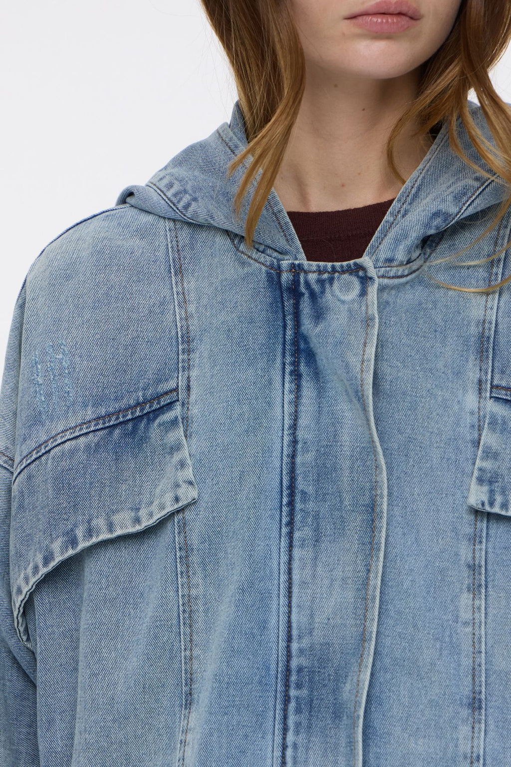Campera Over Glam Deep Blue