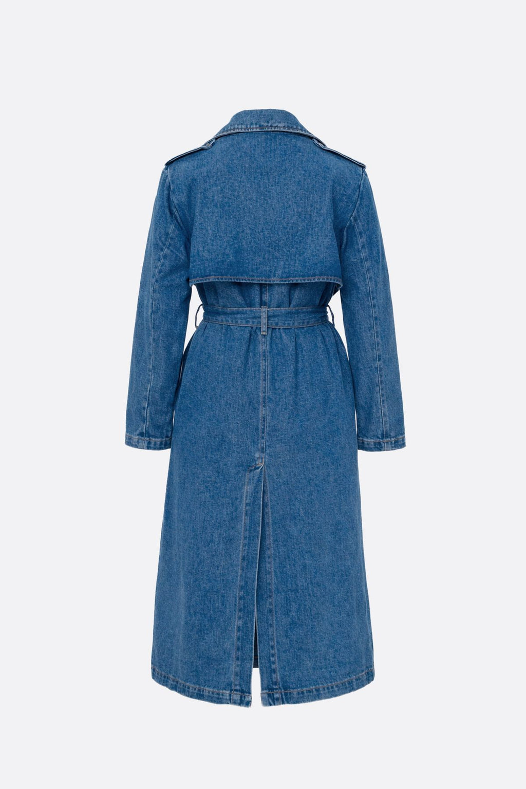 Trench Trendy Denim Blue