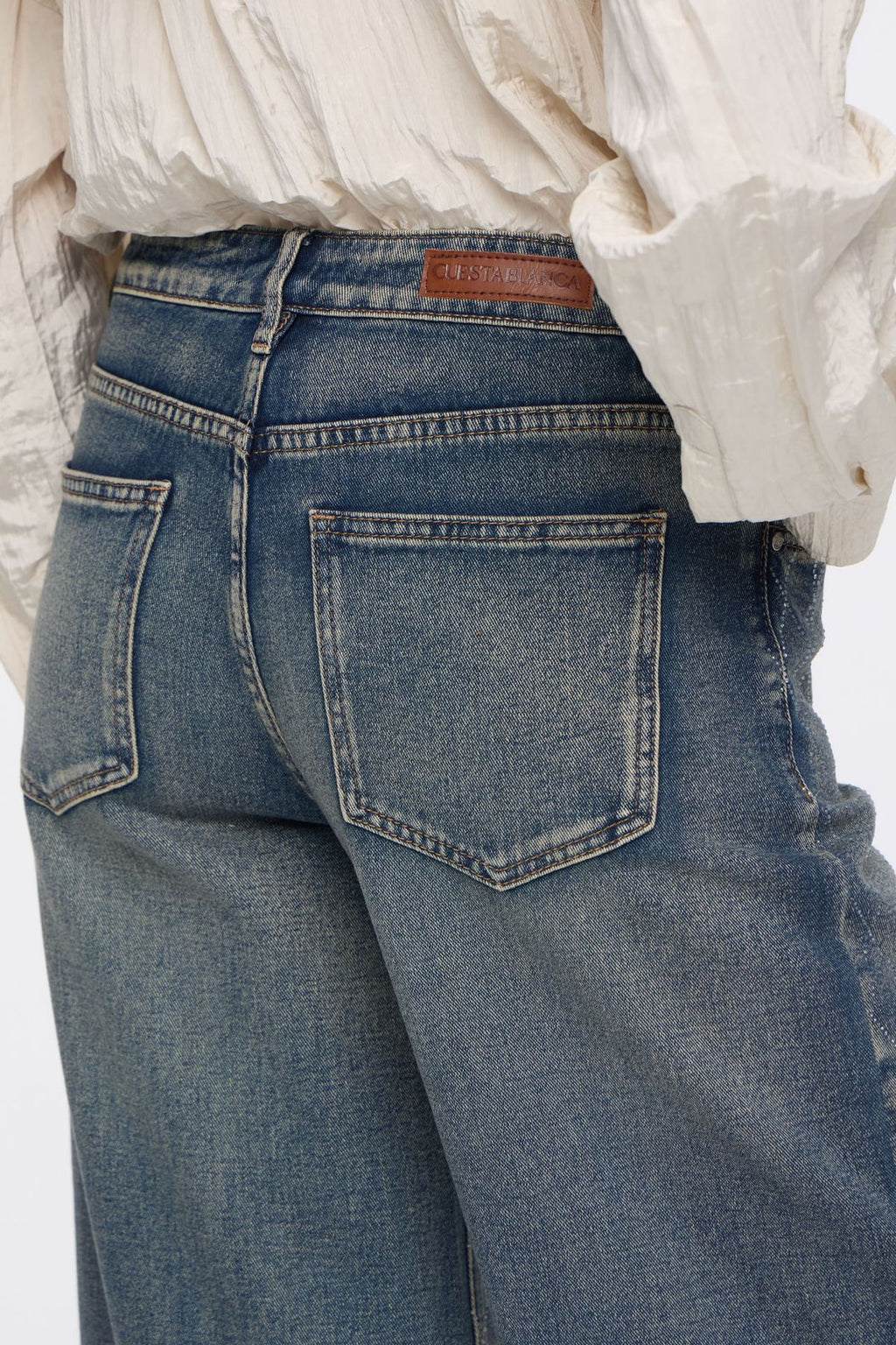 Wide Rombos Vintage Blue