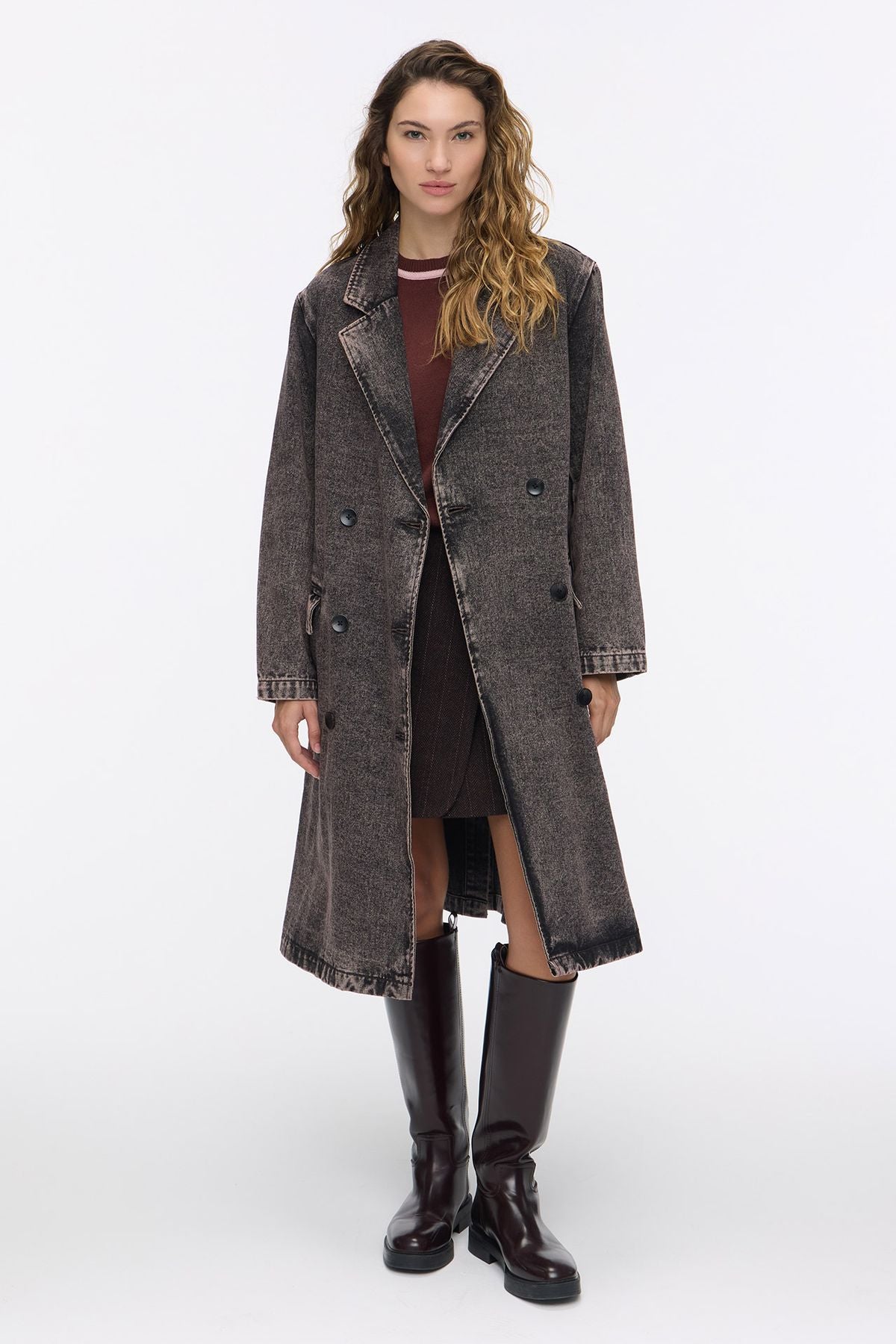 Trench Eva Acid Wash