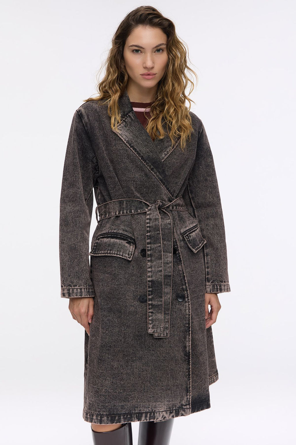 Trench Eva Acid Wash
