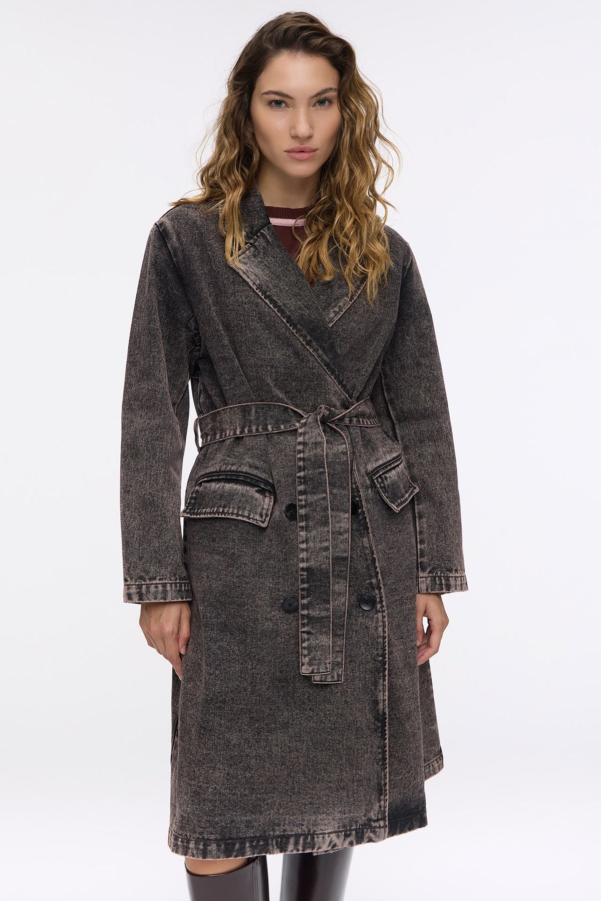 Trench Eva Acid Wash