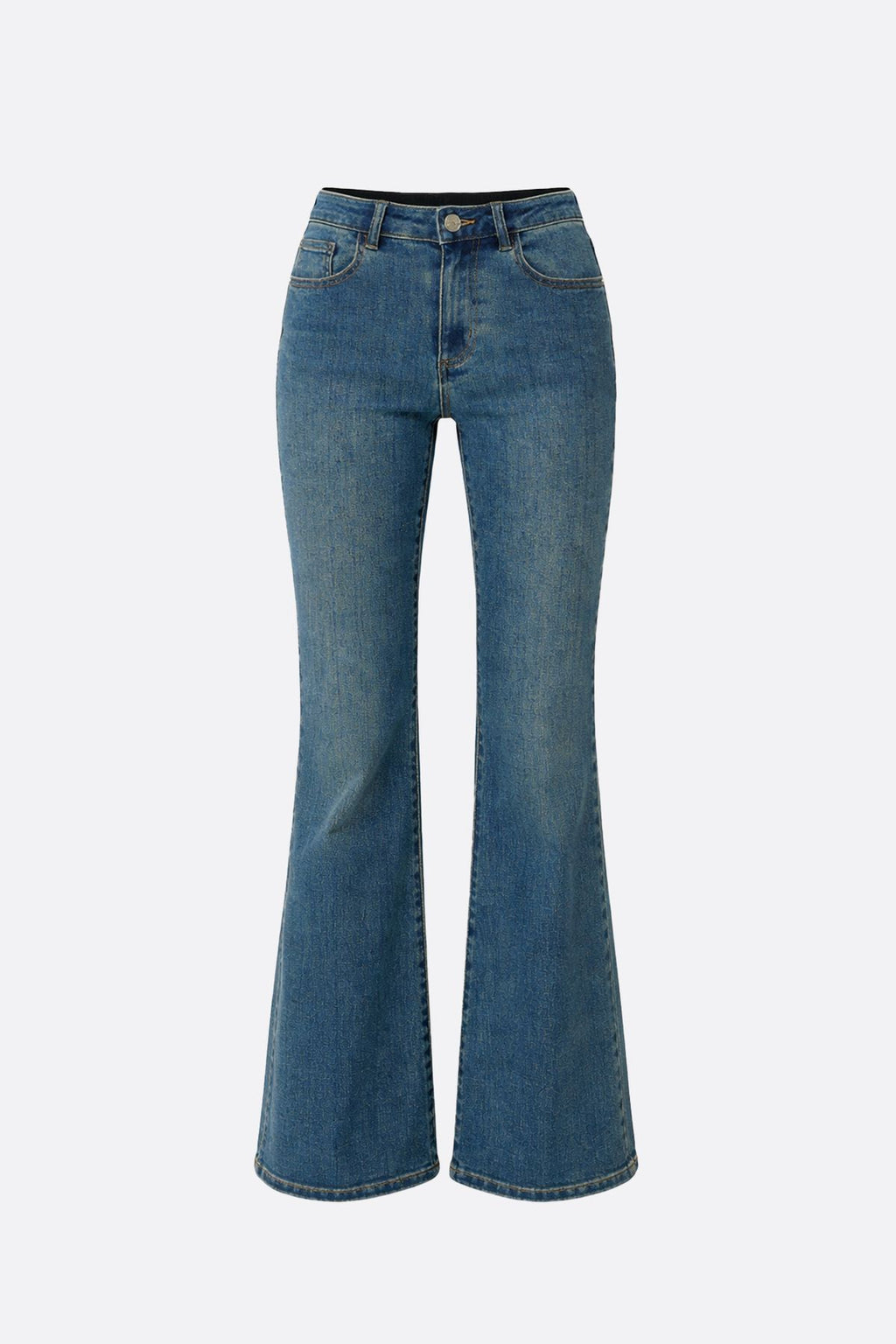 Oxford Flared Matizado Blue