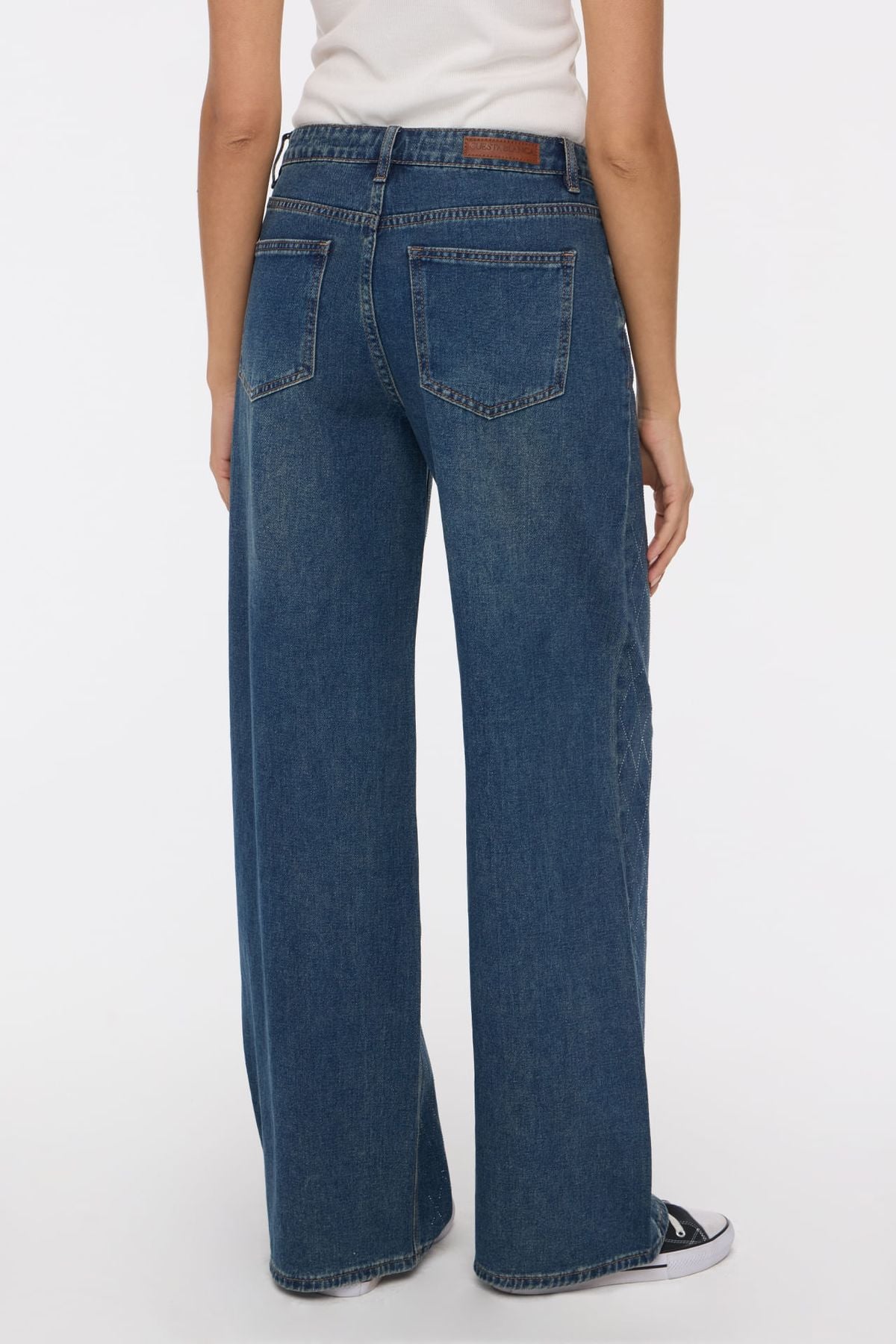 Wide Rombos Dark Blue