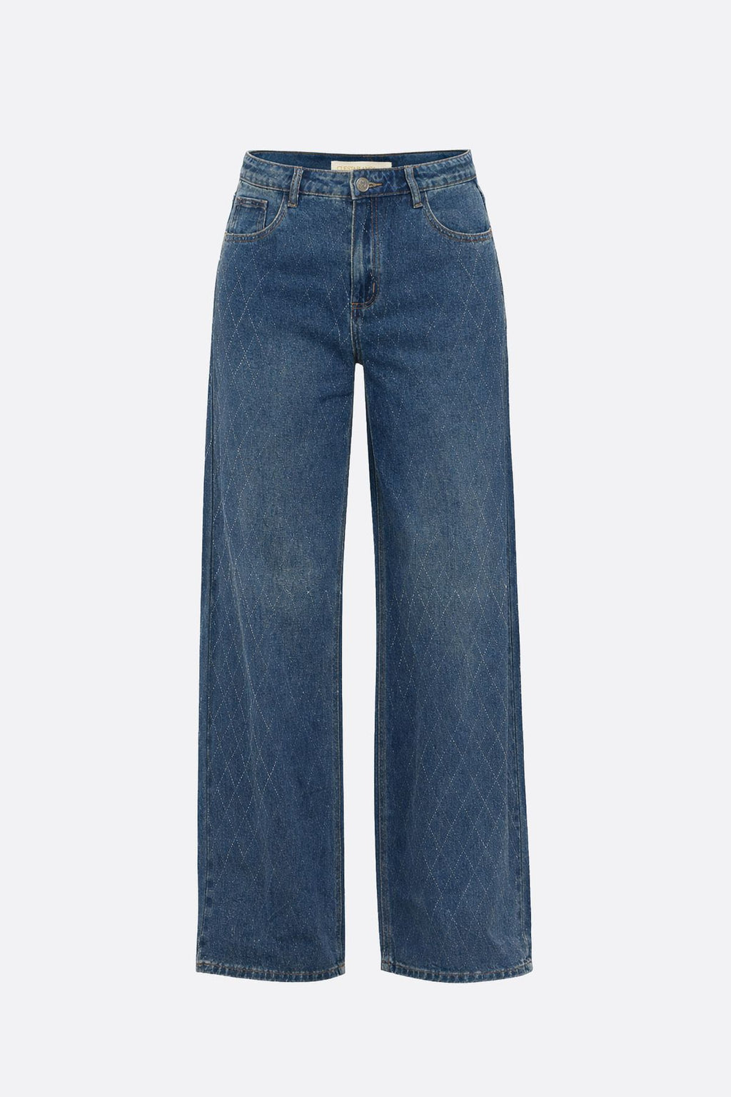 Wide Rombos Dark Blue