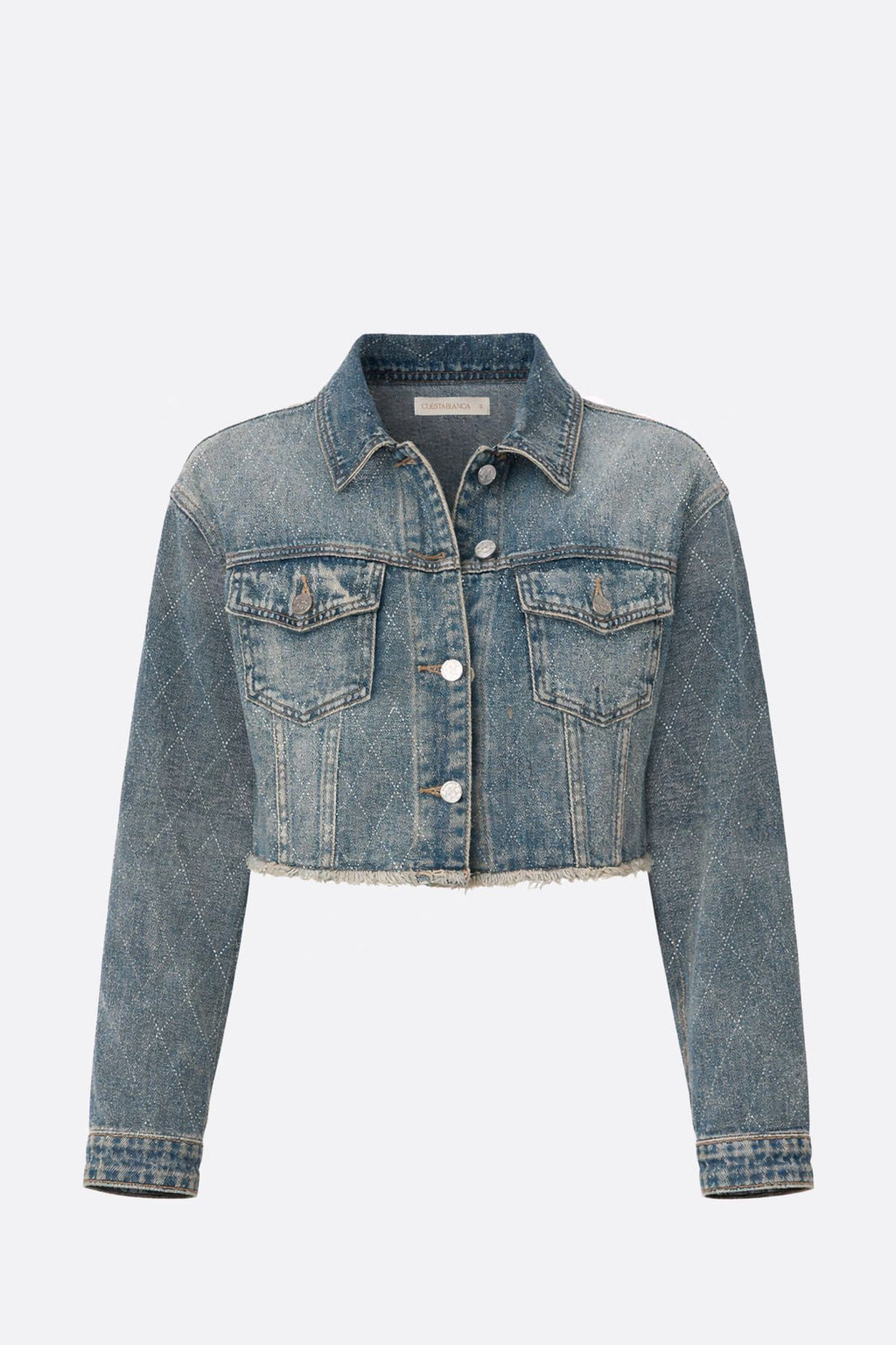 Campera Rombos Vintage Blue