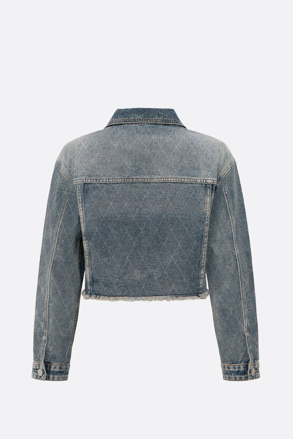 Campera Rombos Vintage Blue