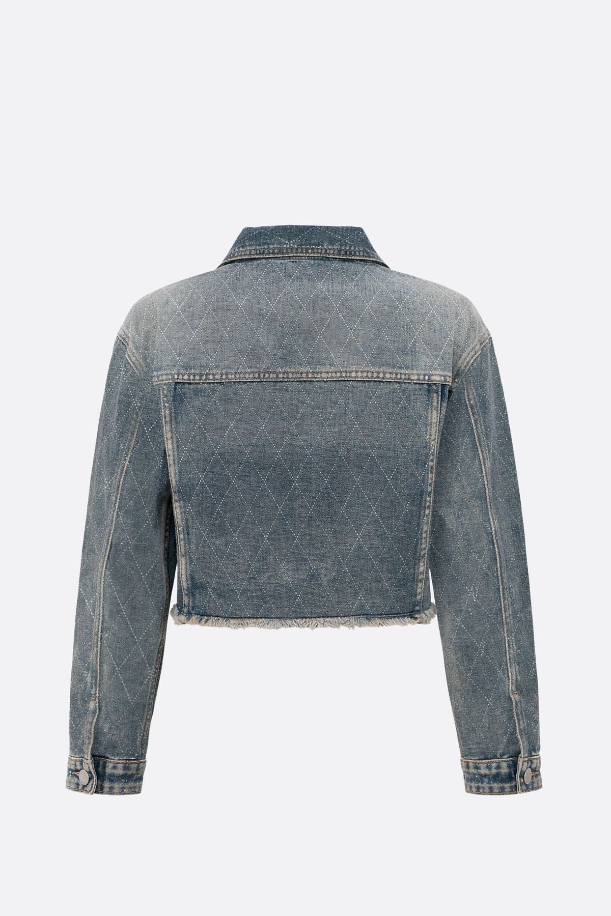 Campera Rombos Vintage Blue