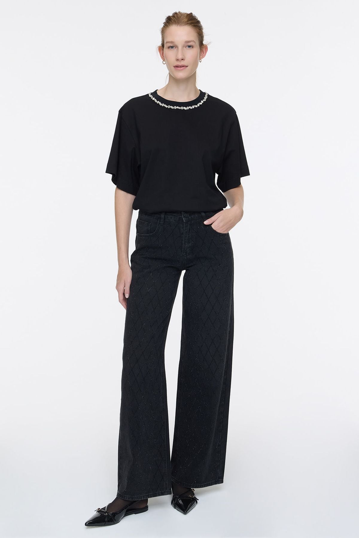 Wide Rombos Black