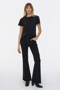 Oxford Flared Black