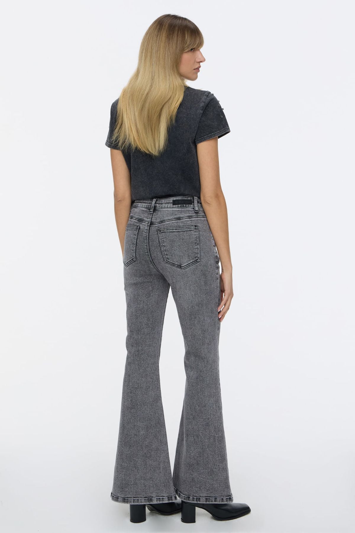 Oxford Flared Grey