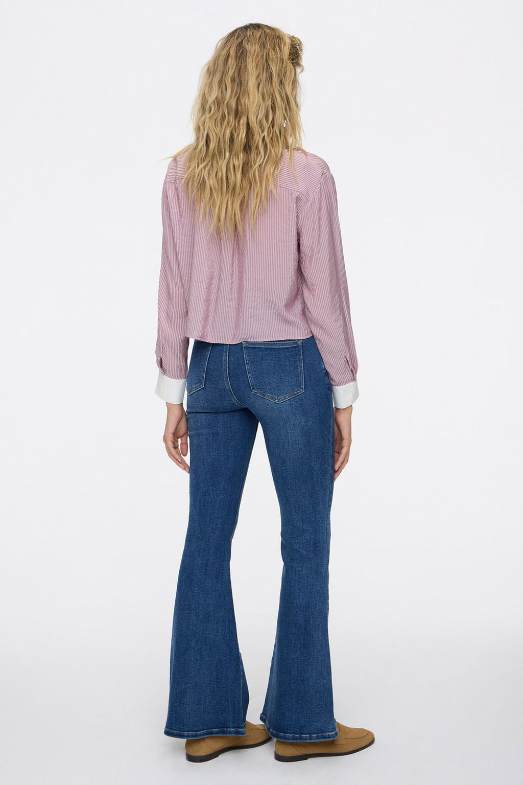 Oxford Flared Dark Blue