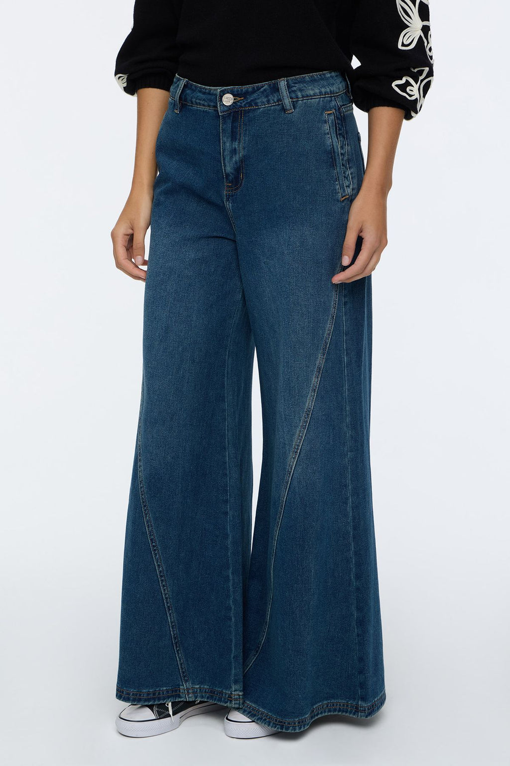 Wide Gash Dark Blue